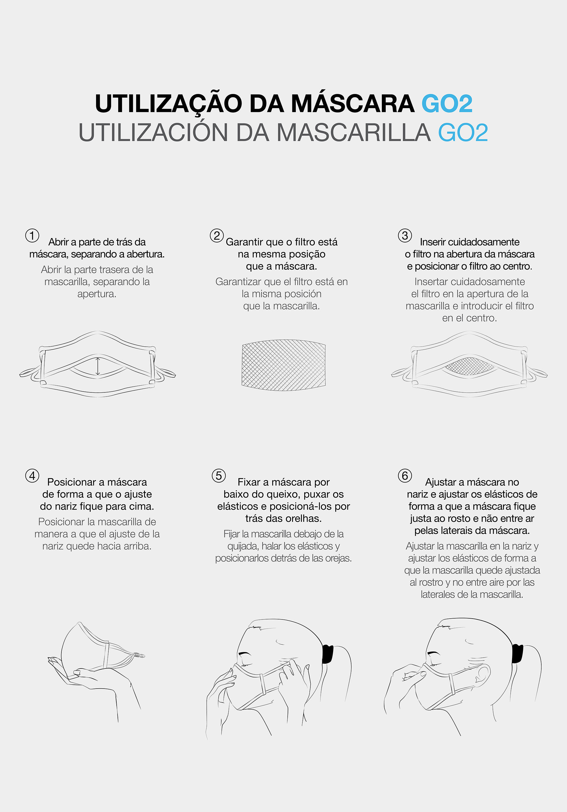 Máscaras Branco