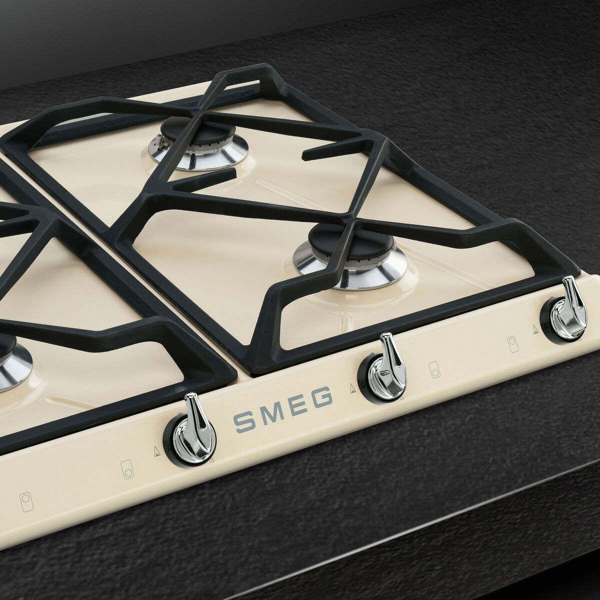 Victoria Design Gass Kokeplate 59.5 cm, Creme