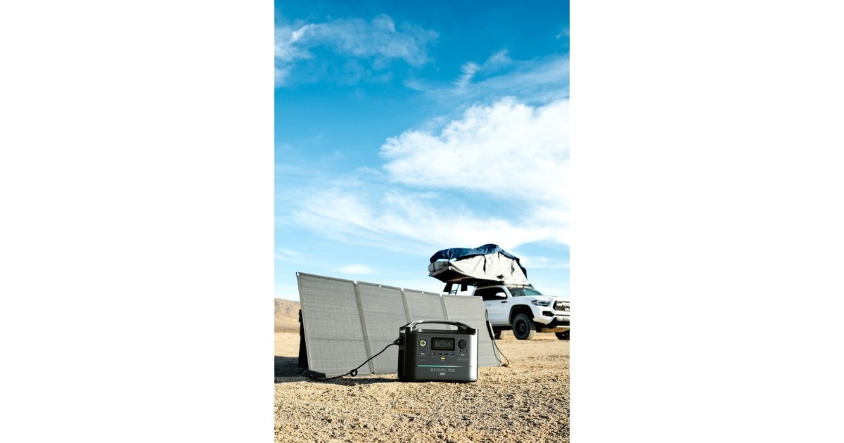 EcoFlow110W zonnepaneel  (Zwart)