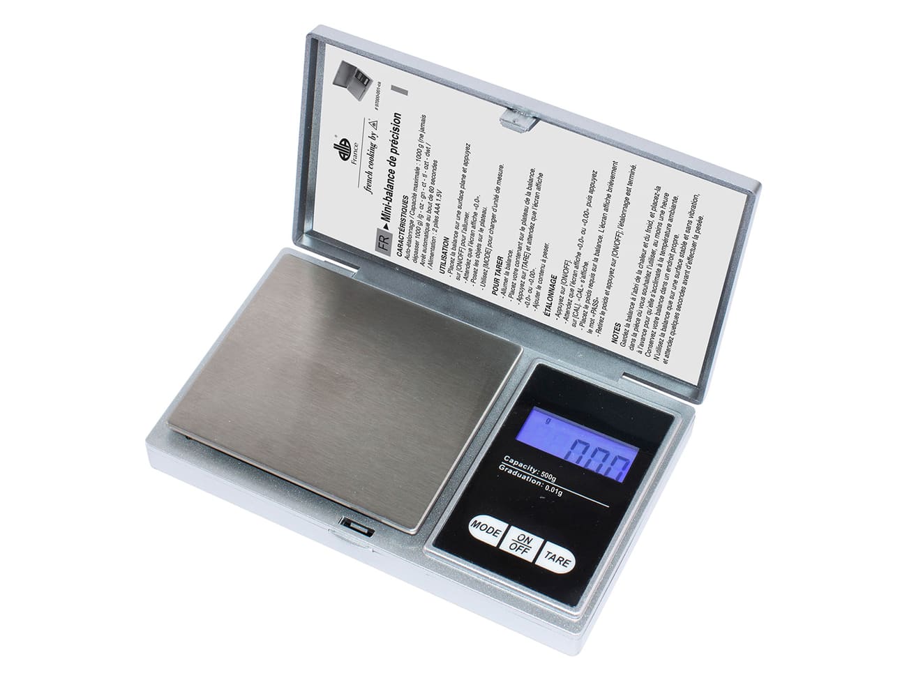 Balance électronique de précision - 500 g / 0,01 g - Alla France