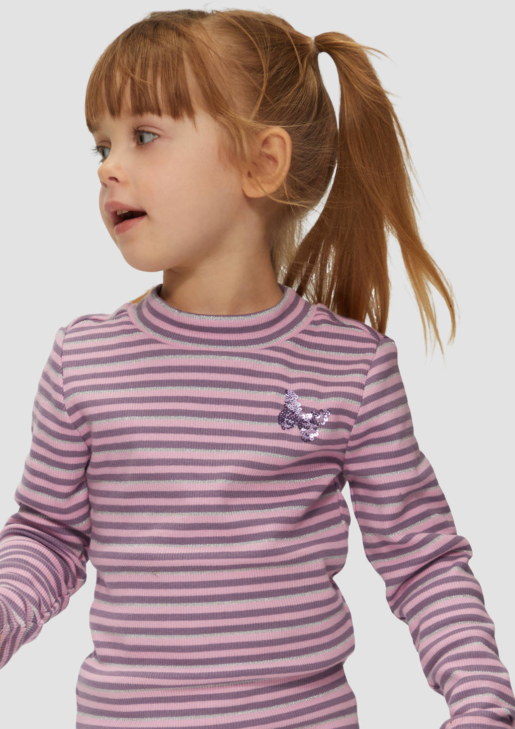 s.Oliver gestreepte longsleeve paars