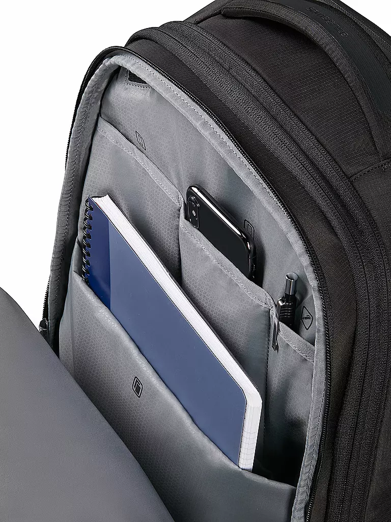 SAMSONITE Rucksack Biz2Go Overnight Erweiterbar 17,3 Black schwarz