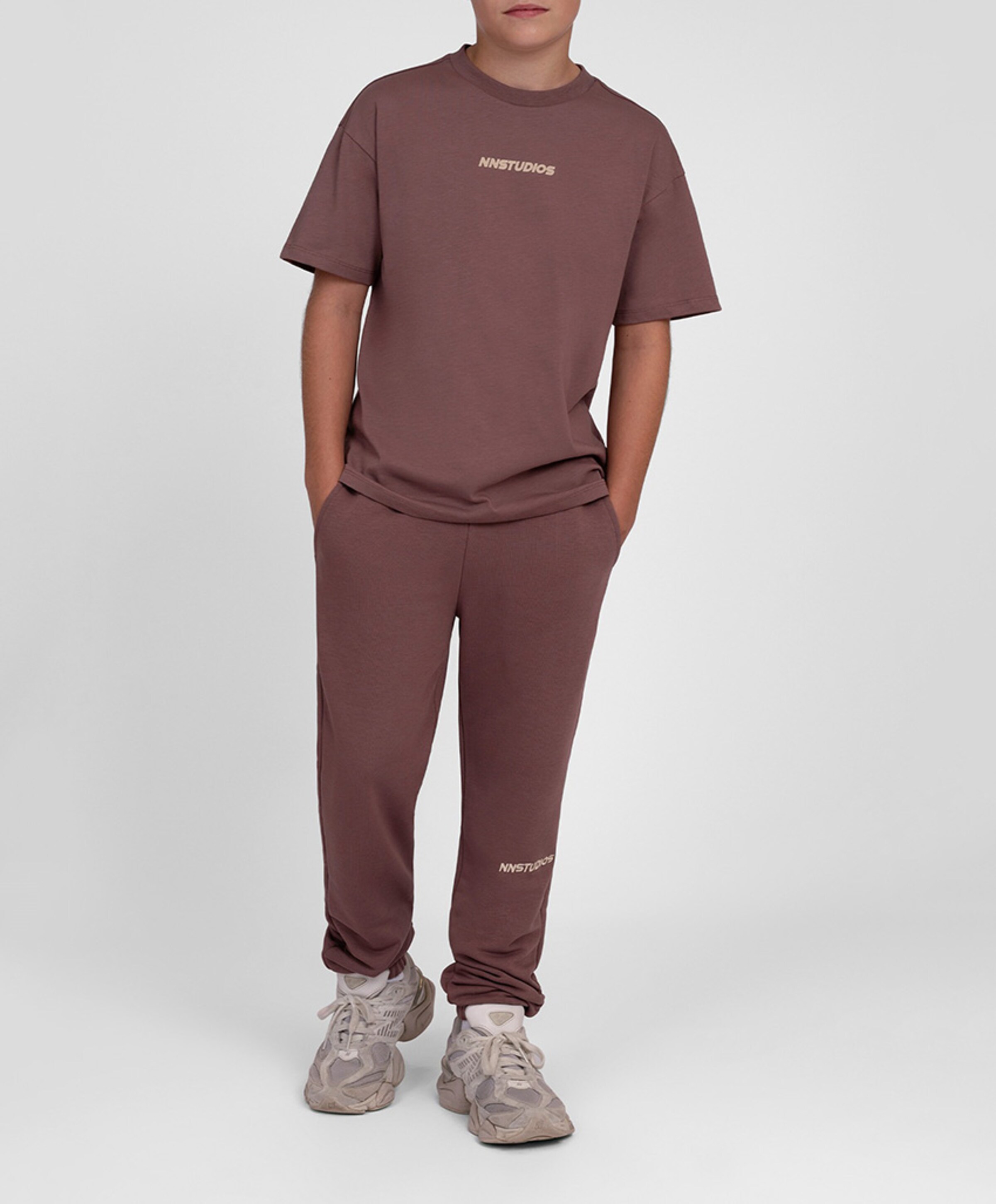 NIK & NIK Neil Sweatpants jongens broek bordeaux