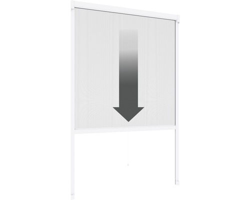Insectenhor Windhager PLUS rolgordijn, zonder boren, wit, 100x160 cm