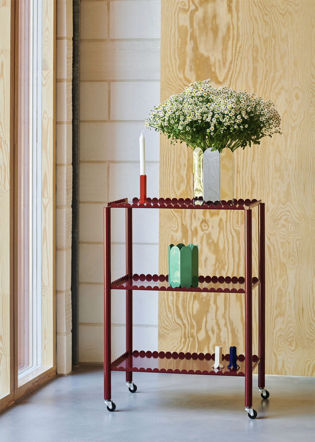 Hay Arcs Vase-Small-Green