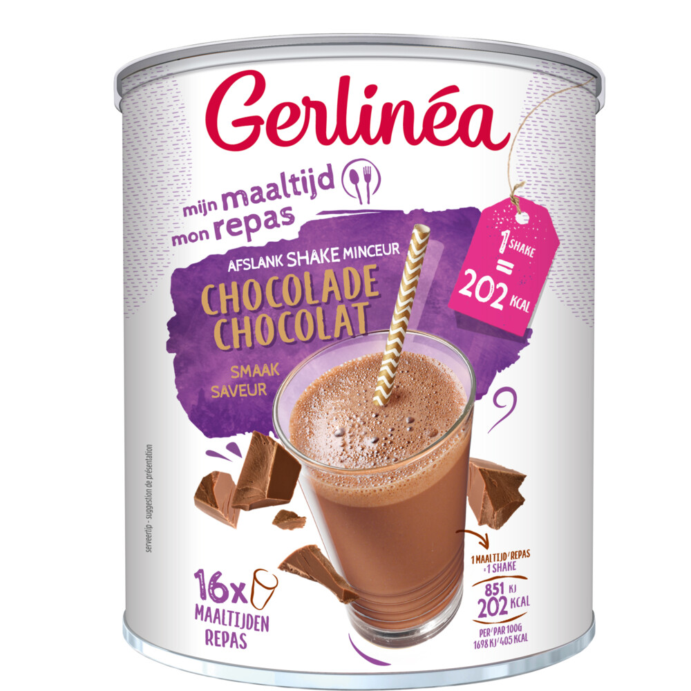 Gerlinea Milkshake Chocolade 436 gr