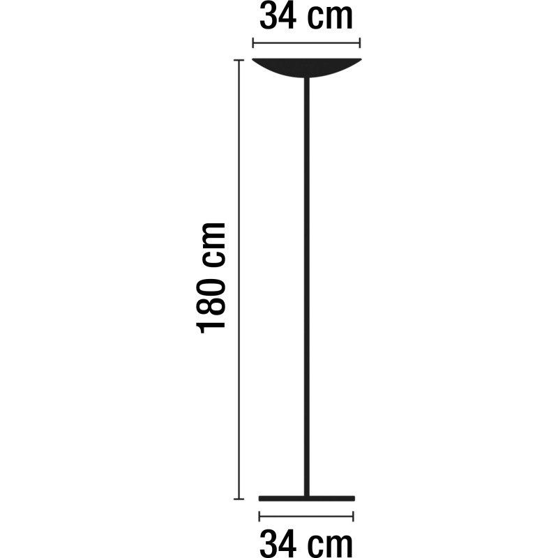 Lampadaire Led intégrée Oria - Unilux - 44,6 W
