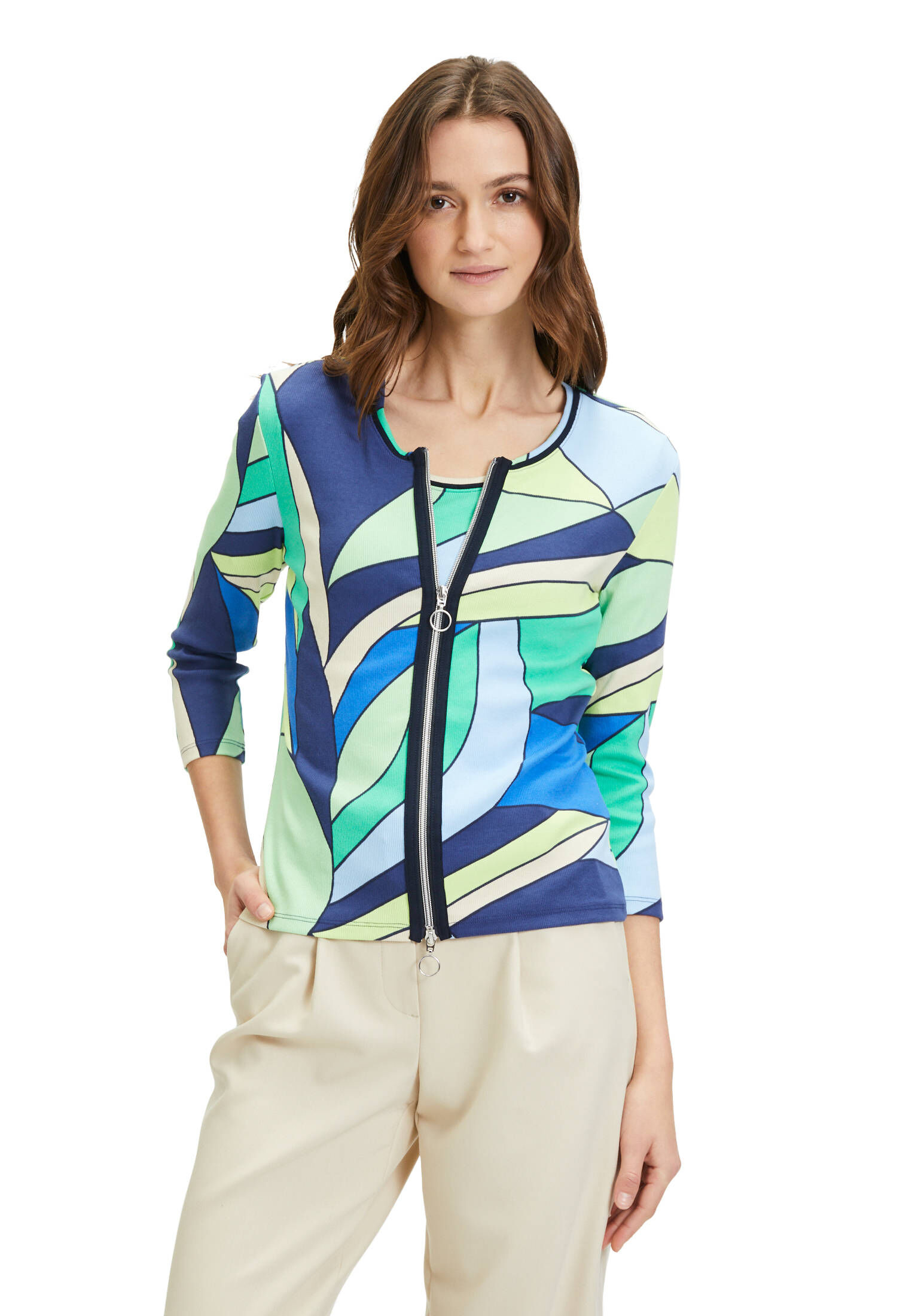 Betty Barclay| Damen Shirtjacke mit Rippenstruktur