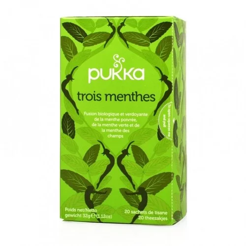 Pukka Infusion Bio Trois Menthes - 20 Sachets
