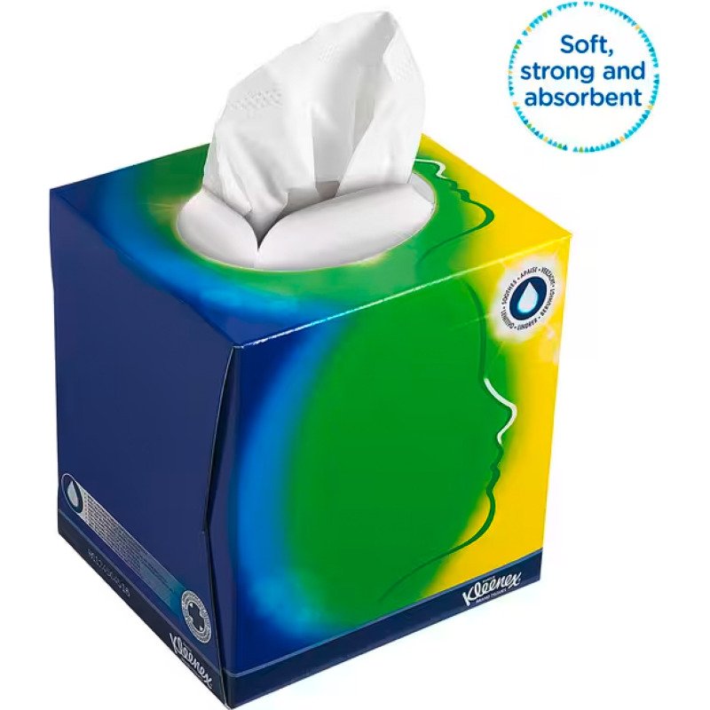 Mouchoirs triple épaisseur Kleenex - Boîte 56 feuilles
