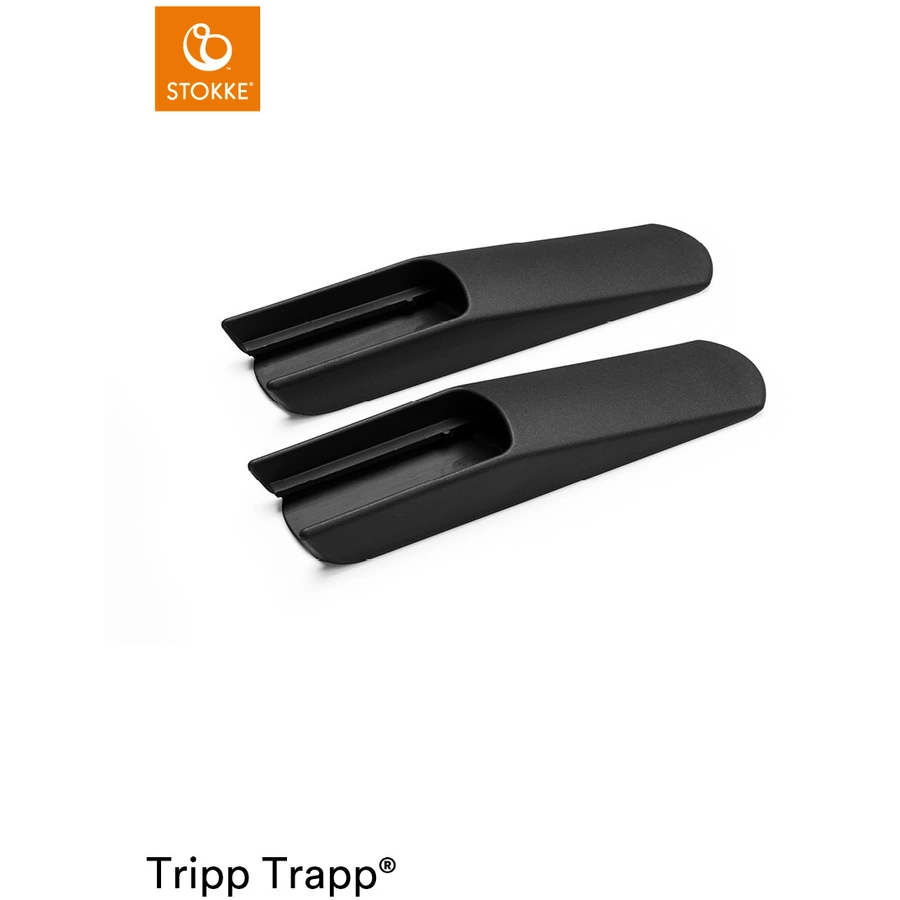STOKKE® Tripp Trapp® Hochstuhl Oak schwarz + gratis Baby Set schwarz
