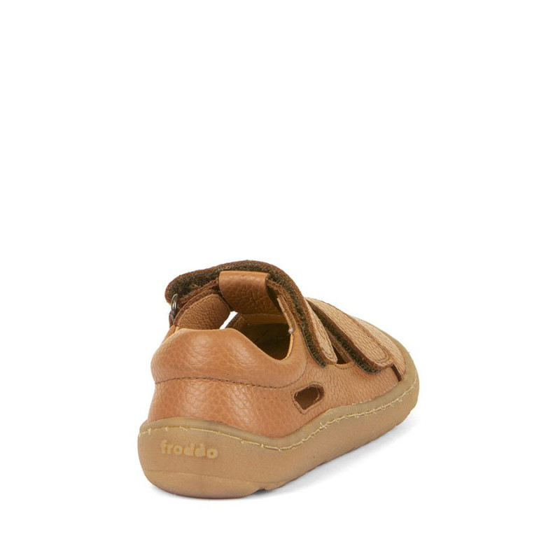 Froddo Froddo Barefoot Sandales Deux Scratchs Cognac