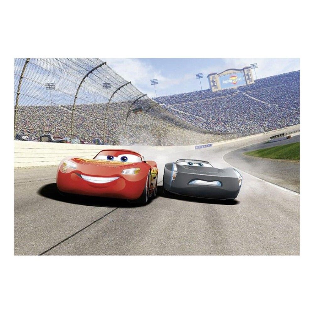 FOTOTAPET DISNEY CARS 3 CURVE 368X254CM