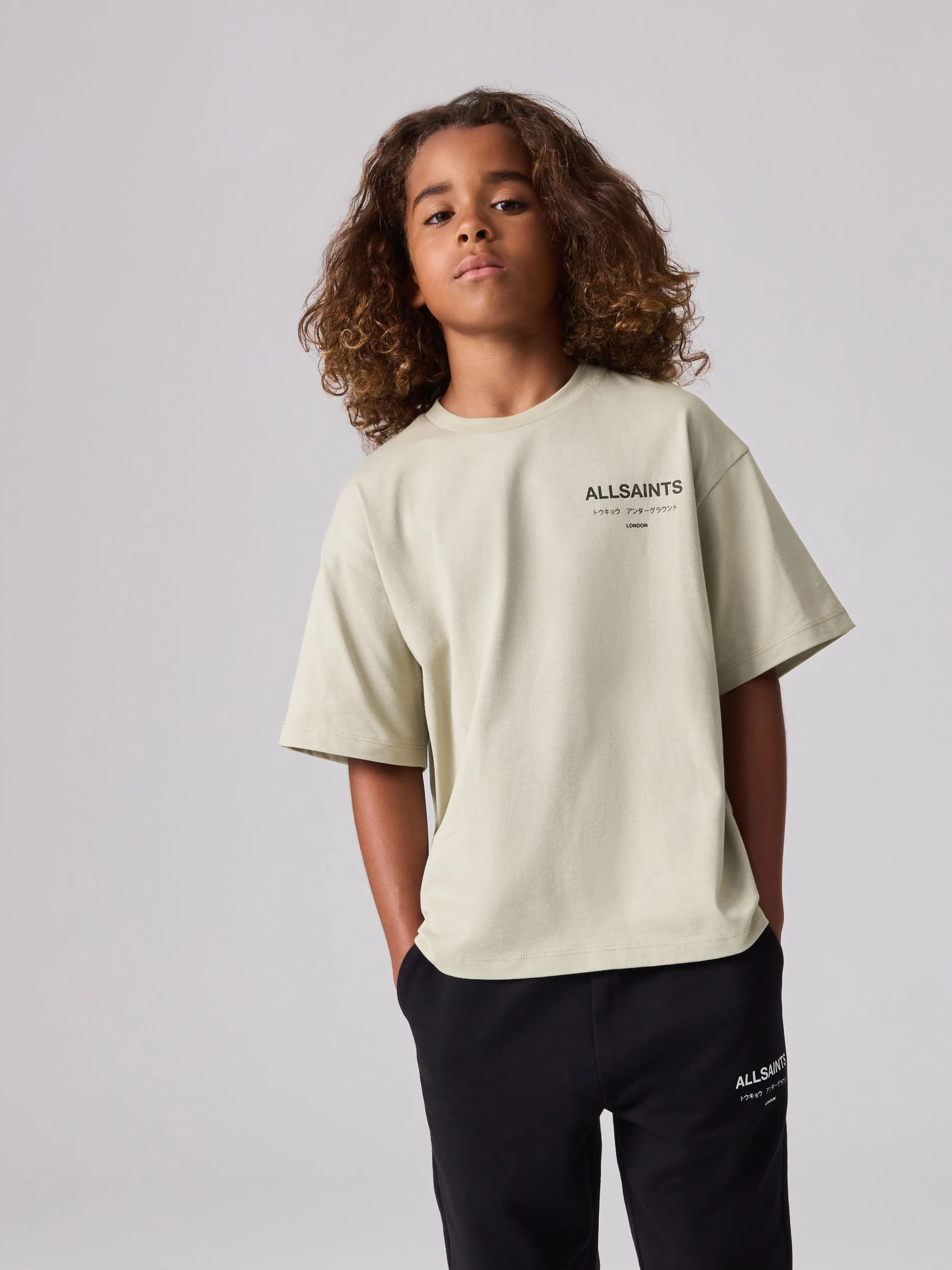 Pastelgeel - smALLSAINTS Oversized Underground Crew Cotton T-Shirt