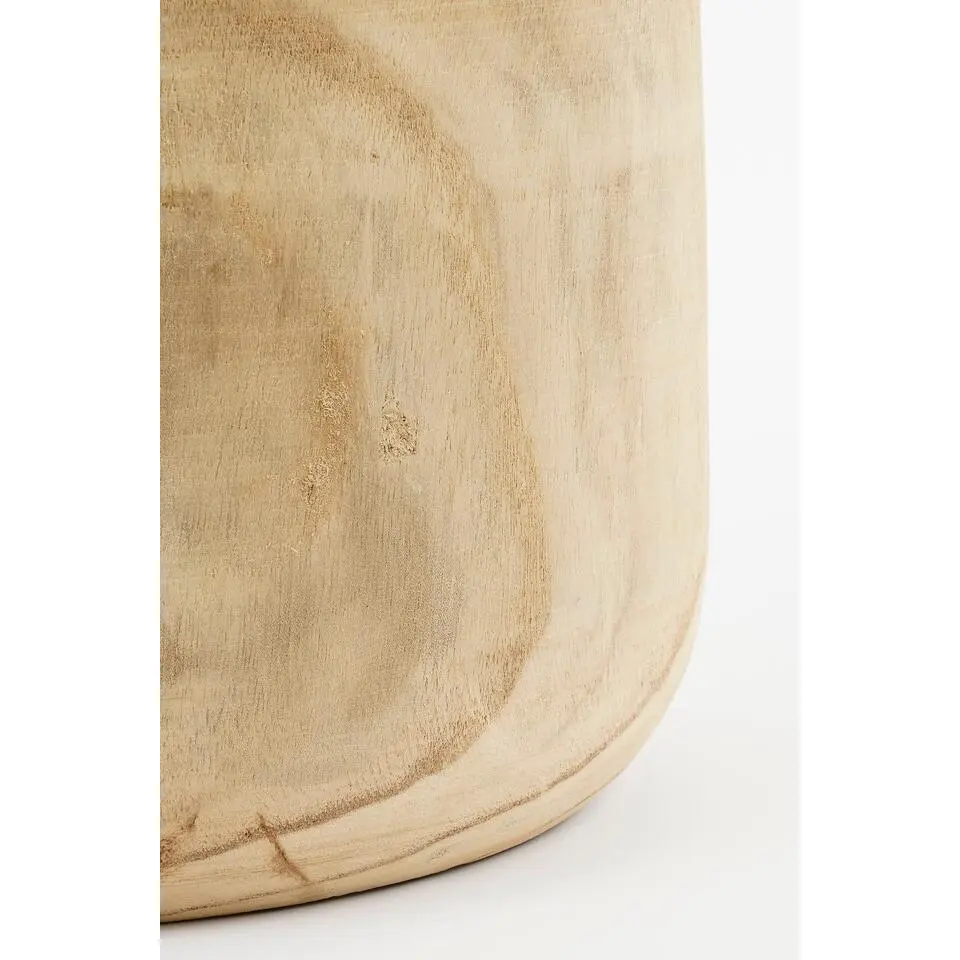 Mica Decorations Bloempot - hout - voor binnen en buiten - D24 cm