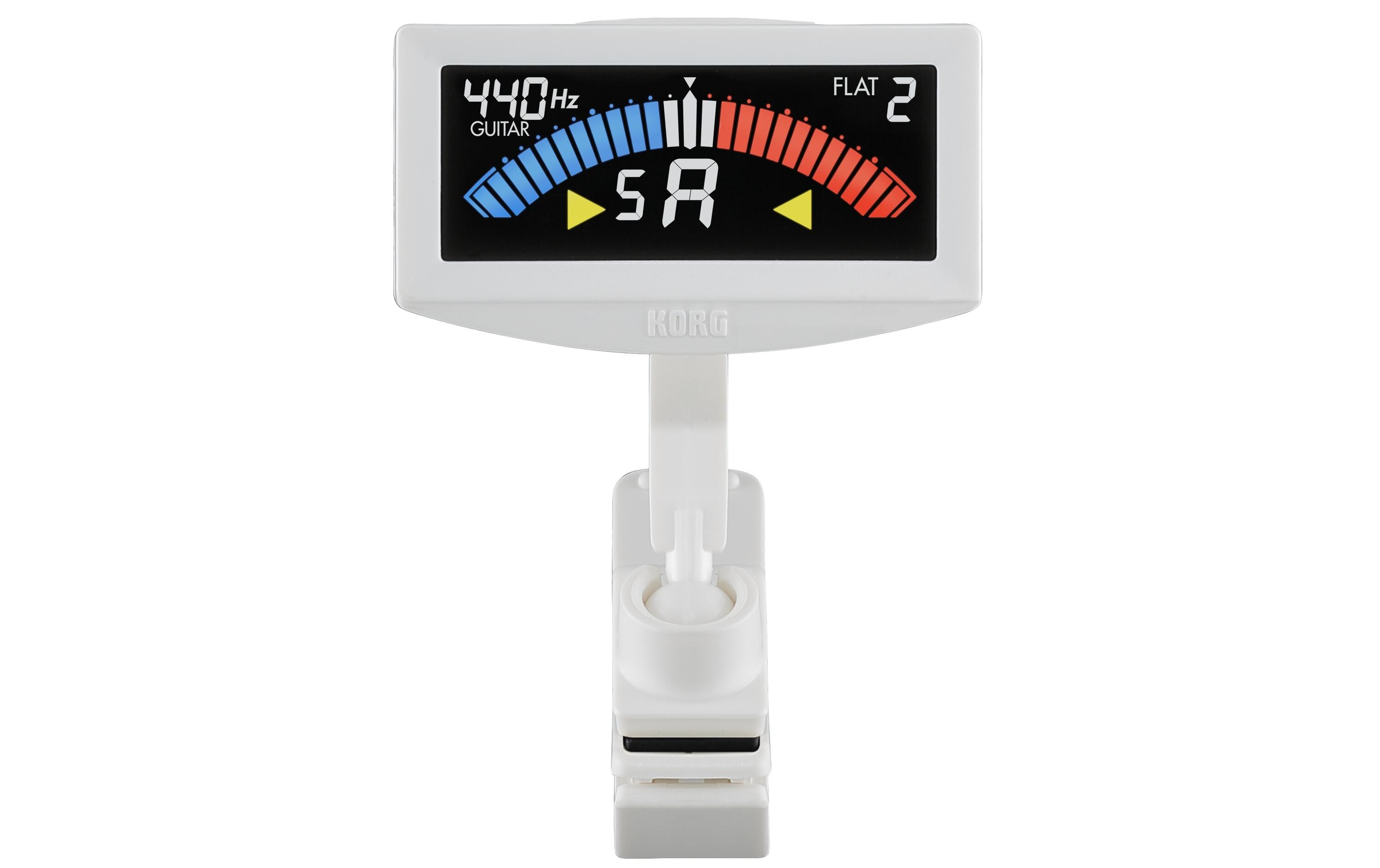 Stimmgerät AW-4 Clip-On WeissEinfacher Clip-on Tuner für Gitarre und Bass