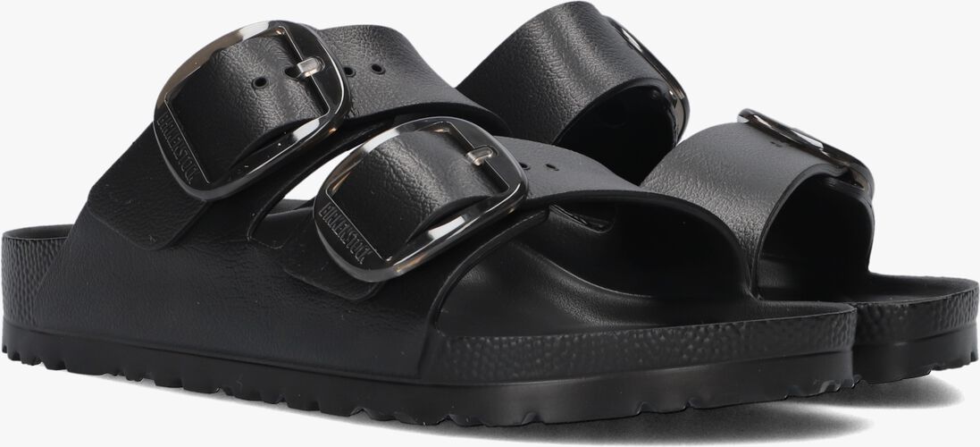 zwarte birkenstock teenslippers arizona big buckle eva eva