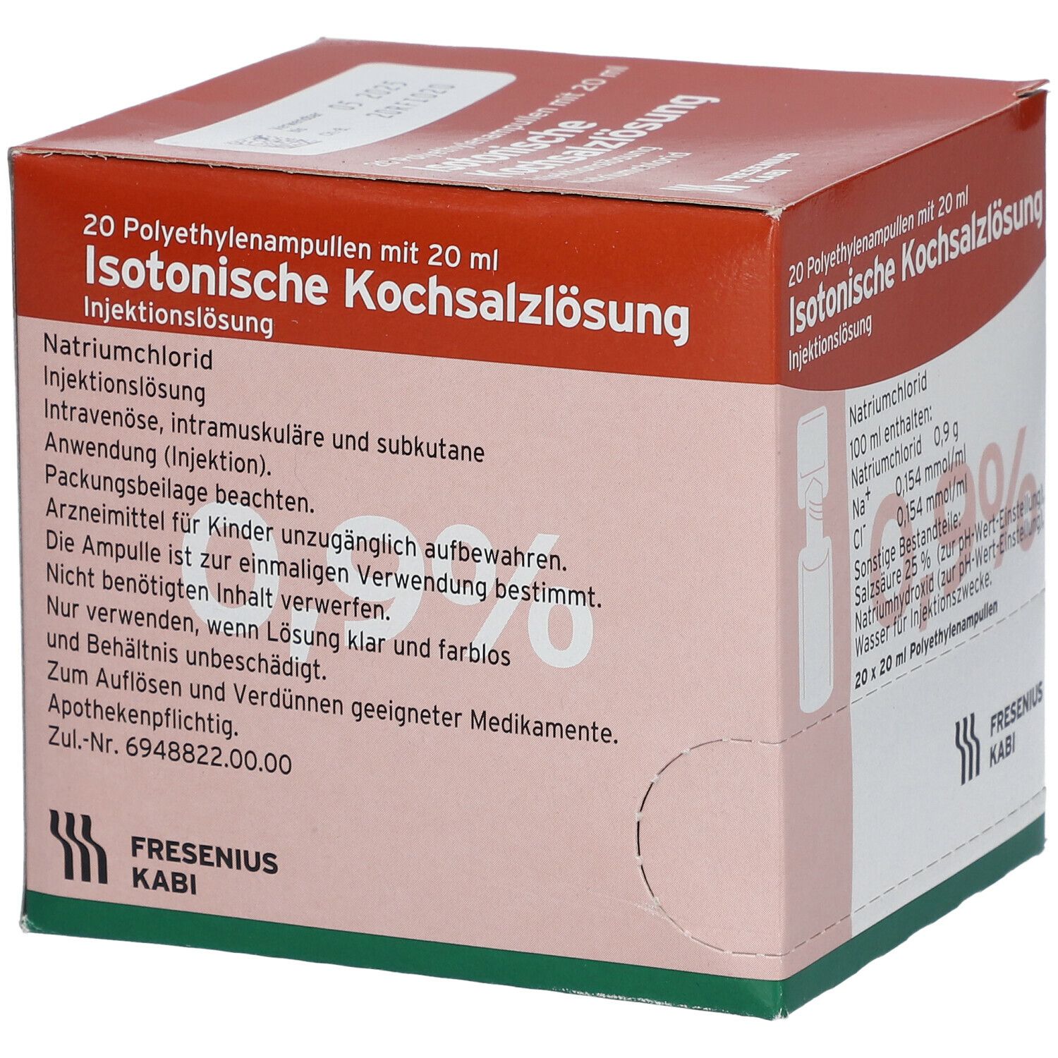 Isotonische Kochsalzlösung 0,9%