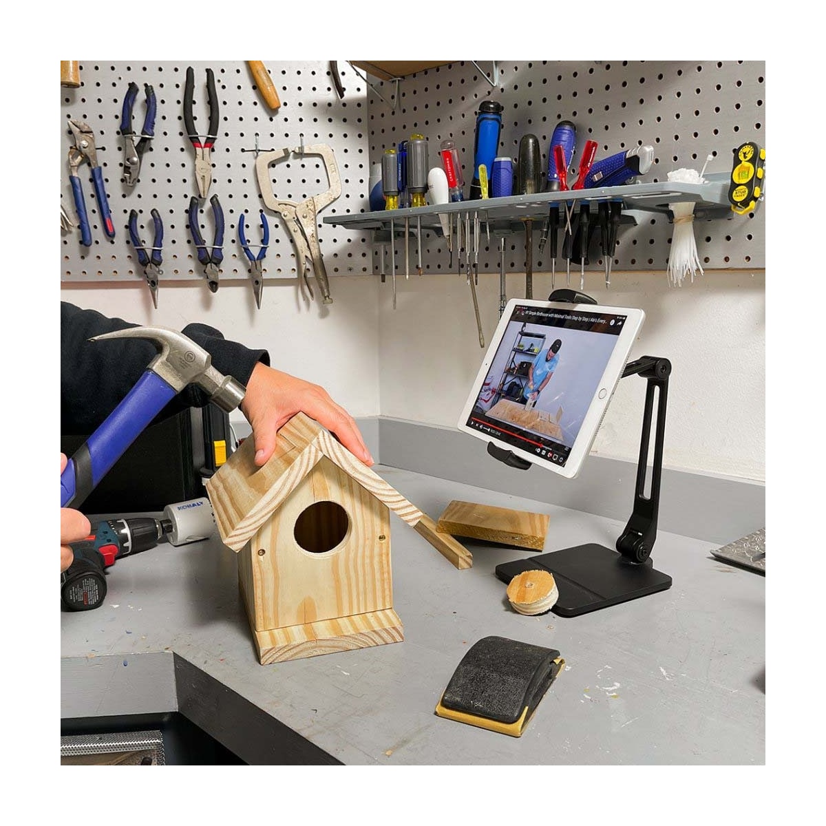 Twelve South HoverBar Duo iPad stativ for nettbrett (sort)