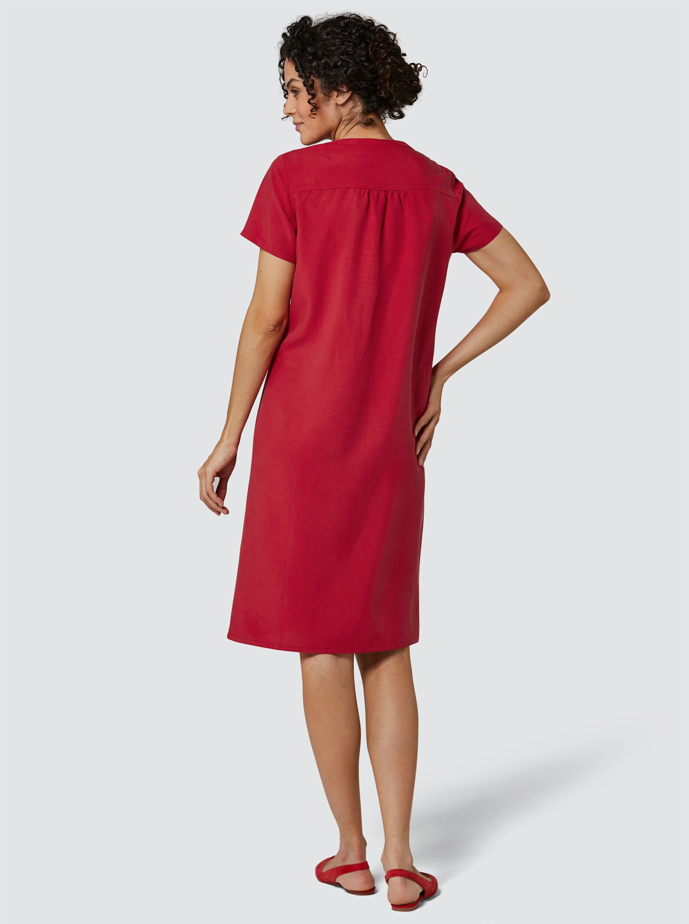 Lyocell-Leinen-Kleid