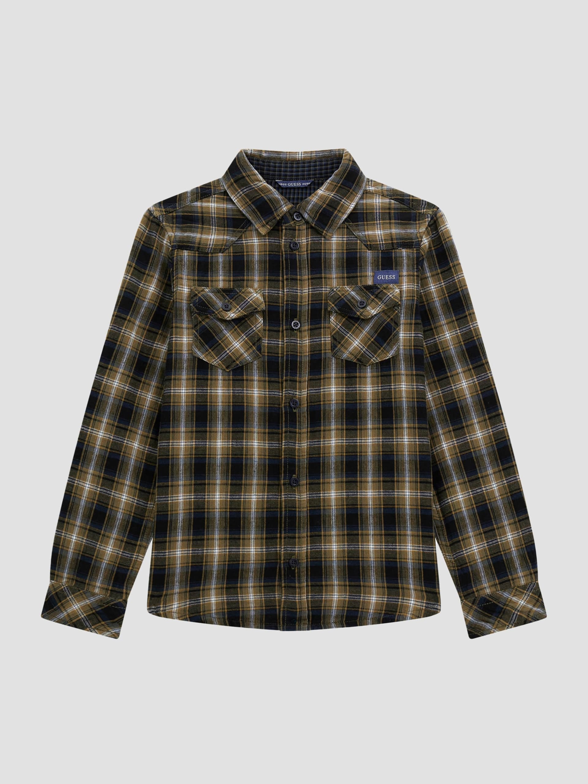 Camisa de flanela colada (7-18)