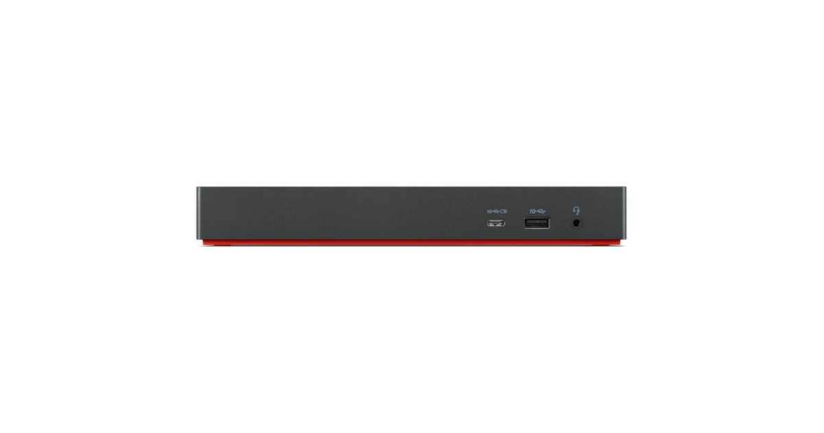 LenovoThinkPad Universal Thunderbolt 4 Dock dockingstation  (Zwart/rood, 40B00135EU)