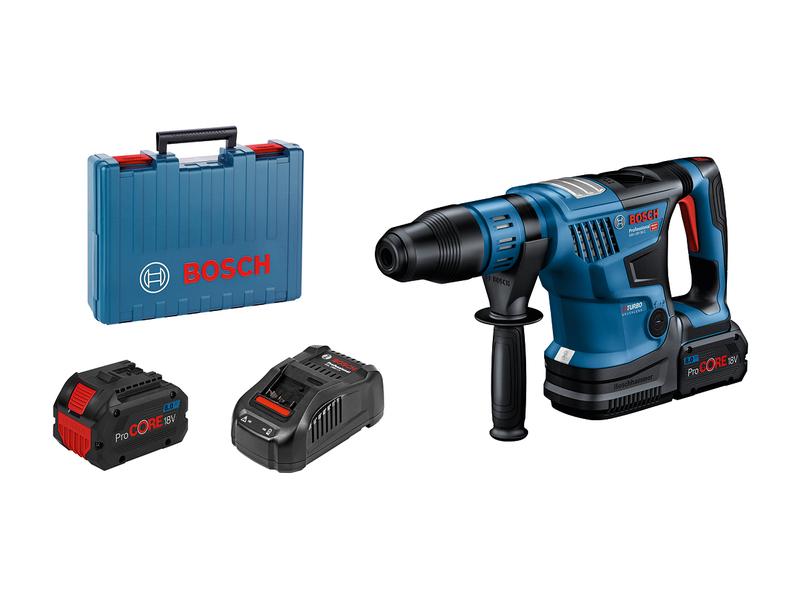 Bosch Professional Akku-Bohrhammer GBH 18V-36 C Biturbo 2 x Herausragende Kompaktheit und Leistung