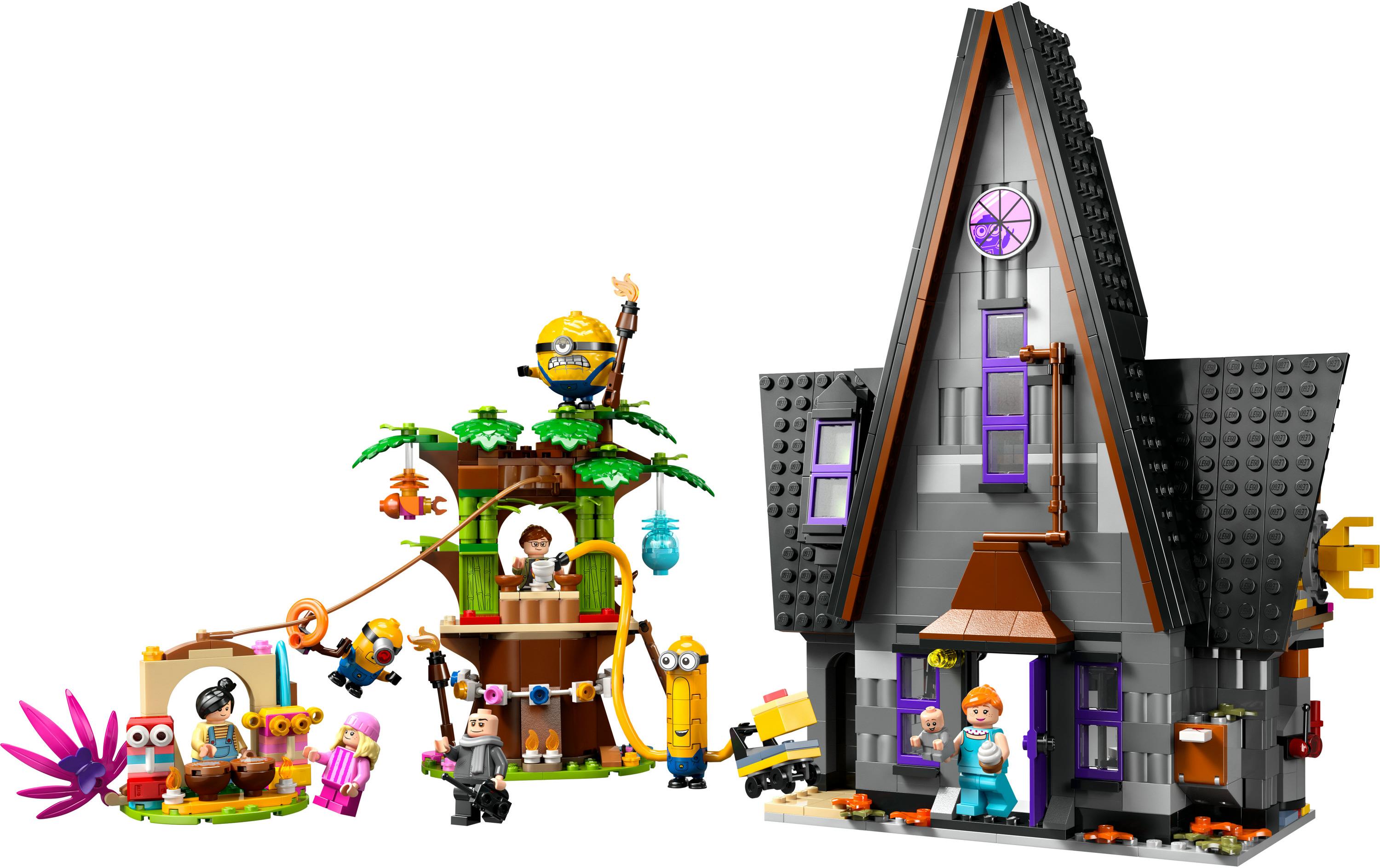 Despicable Me 4 Familienvilla von Gru und den Minions 75583Bau- und Spielset mit filmgetreuen Details und Figuren