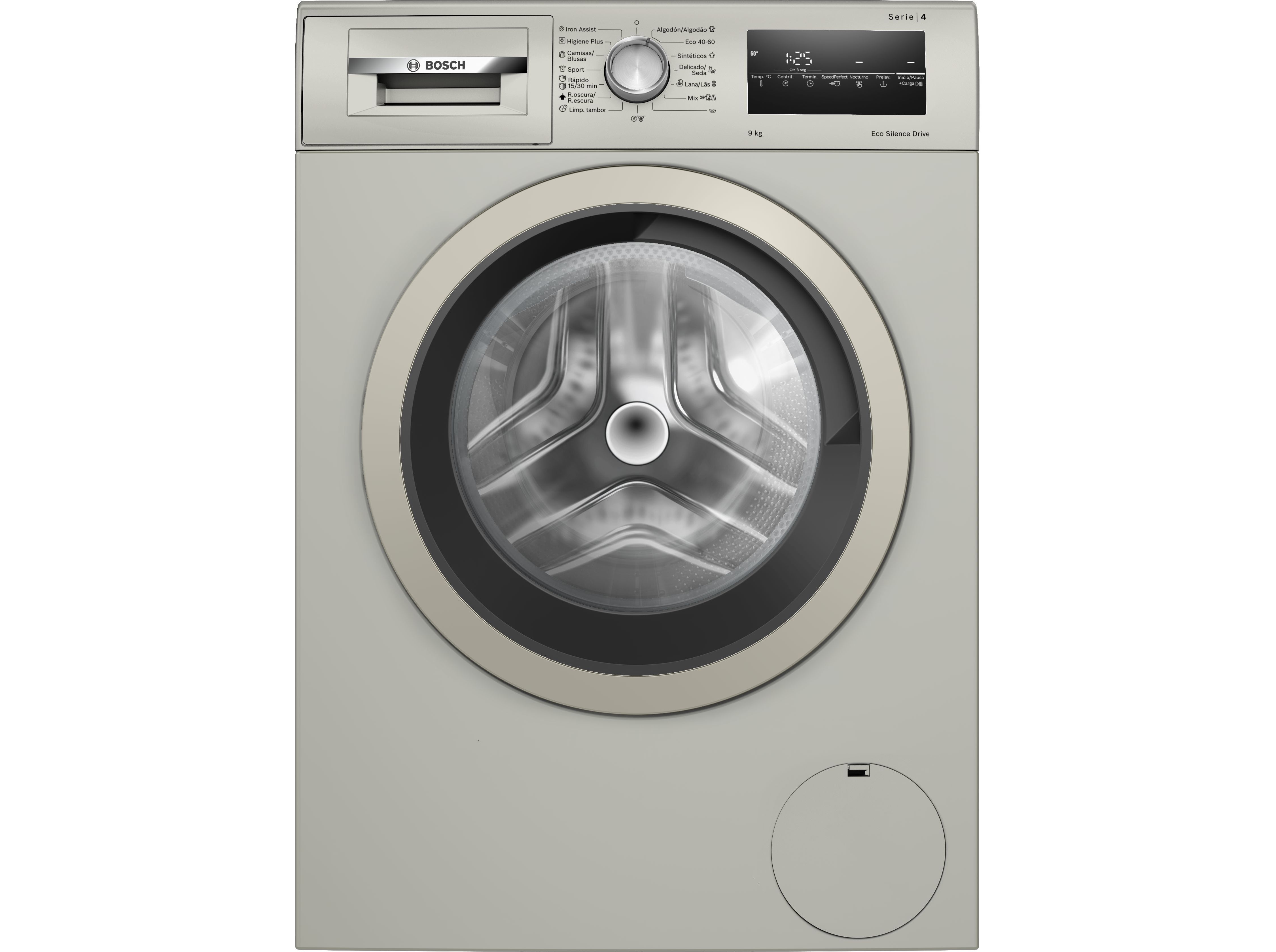 MÁQUINA DE LAVAR ROUPA BOSCH WAN2820XEP - SILVER A 9KG