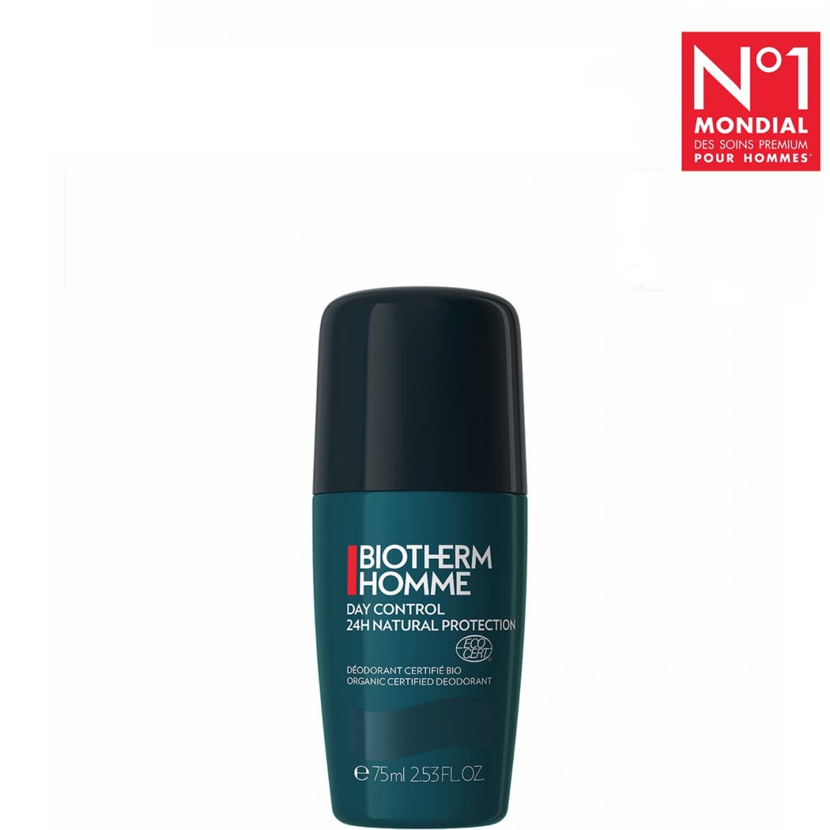 Biotherm Day Control Déodorant Bio 24 H Sans Sels d'Aluminium pour Homme Roll-on