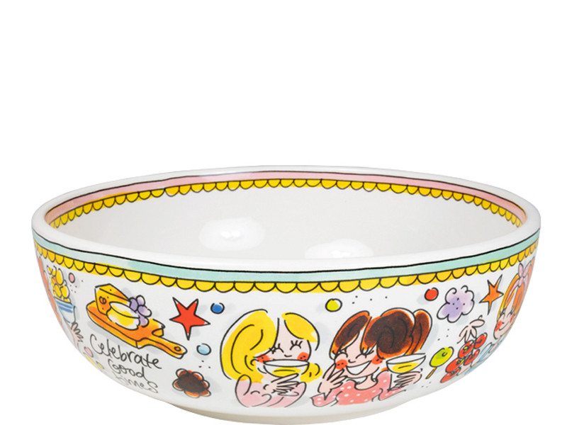 Schaal diep 24 cm Salade