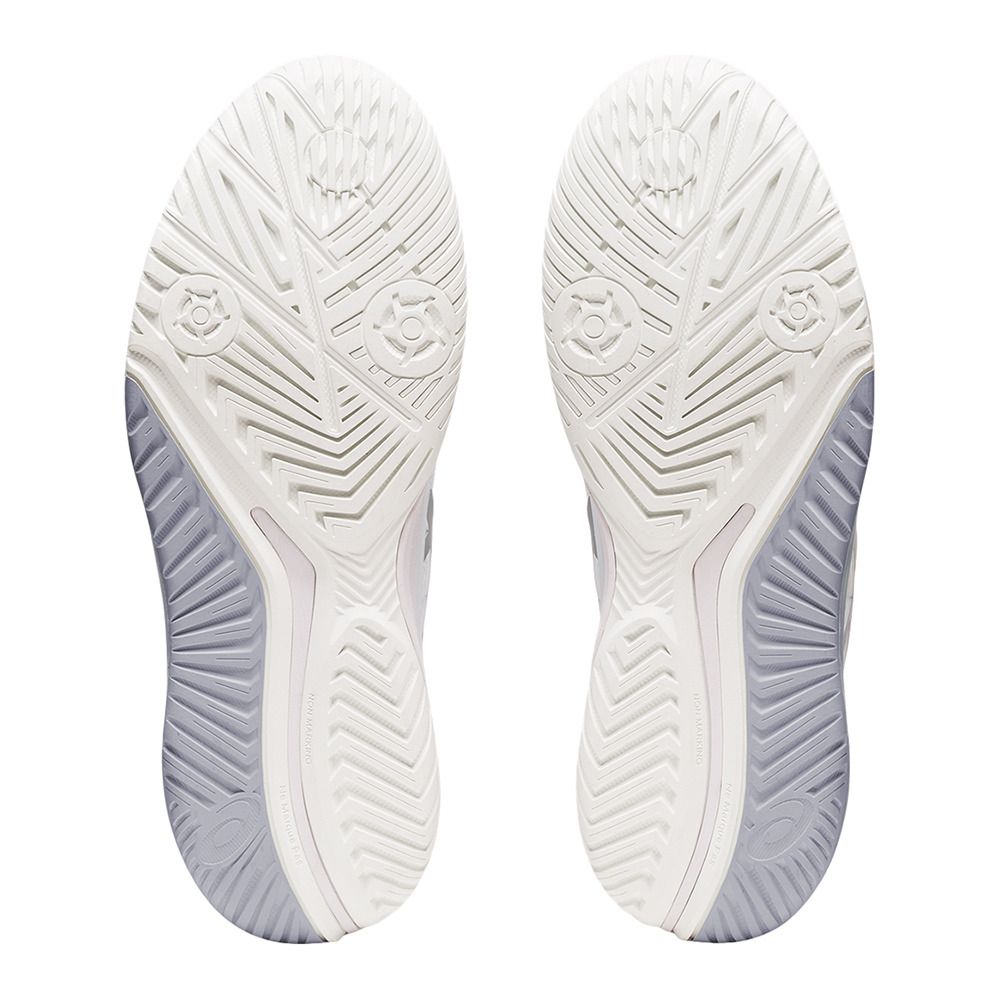 Asics GEL-RESOLUTION® 9 - Chaussures tennis Femme white/pure silver