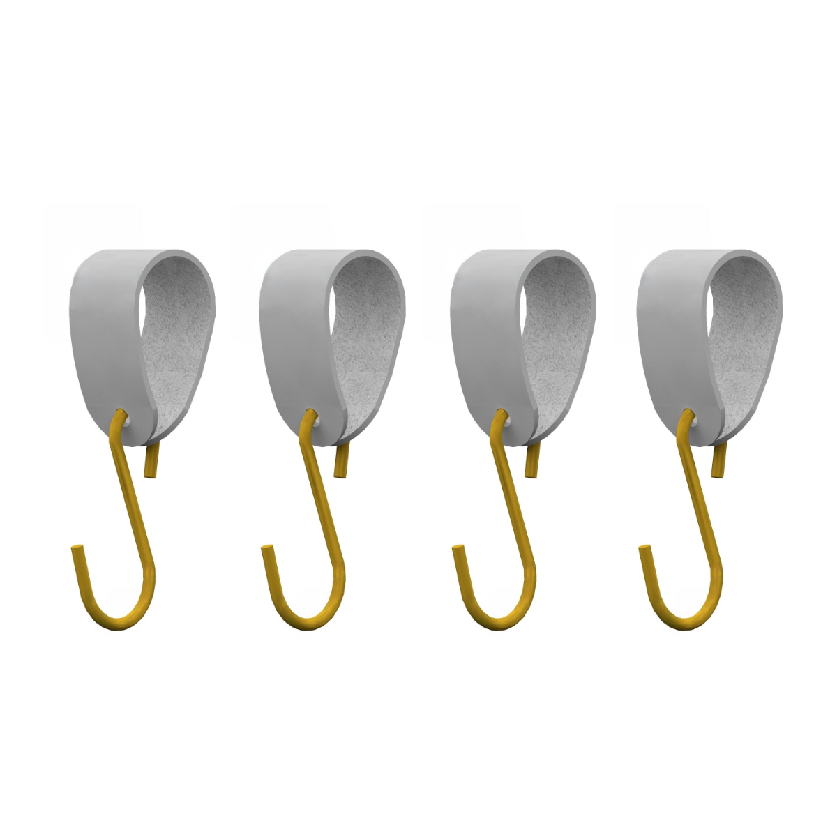 S/gou/Lgrijs | S-haak hangers
