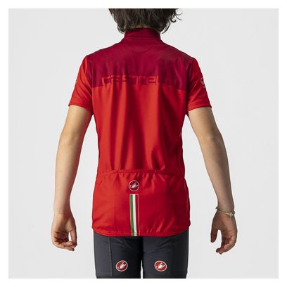 Maillot Enfant Castelli Neo Prologo Rouge