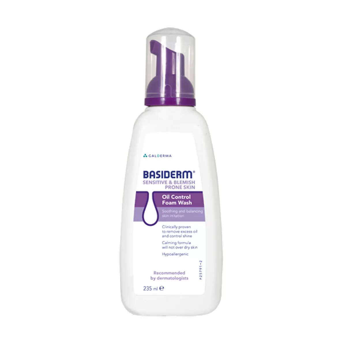 Basiderm Oil Control Foam Wash - 235 ml