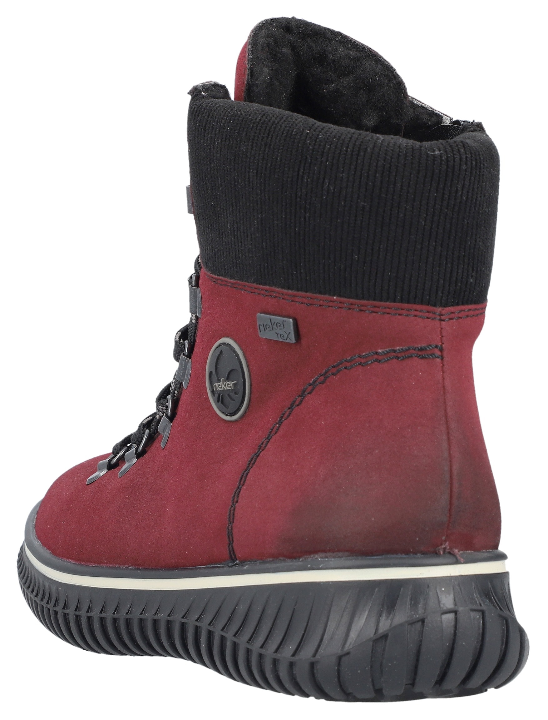 Rieker Winterboots  , Schnürboots, Stiefelette, TEX-Membran, mit gepolstertem Schaftrand