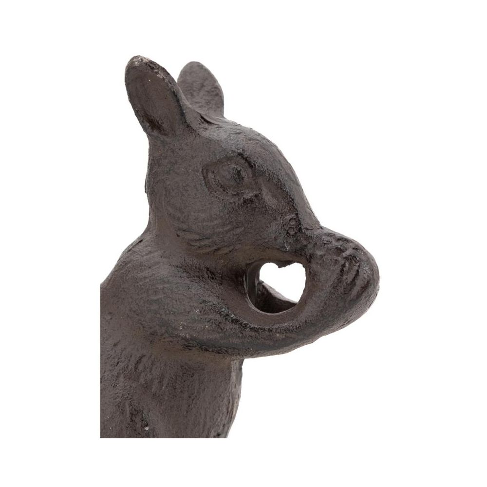 Ecureuil en fonte marron