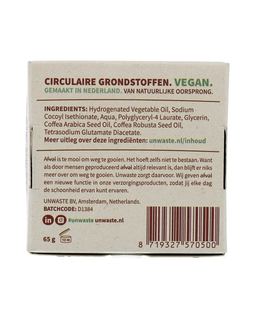 unwaste Shampoo Bar - Koffieolie 65GR
