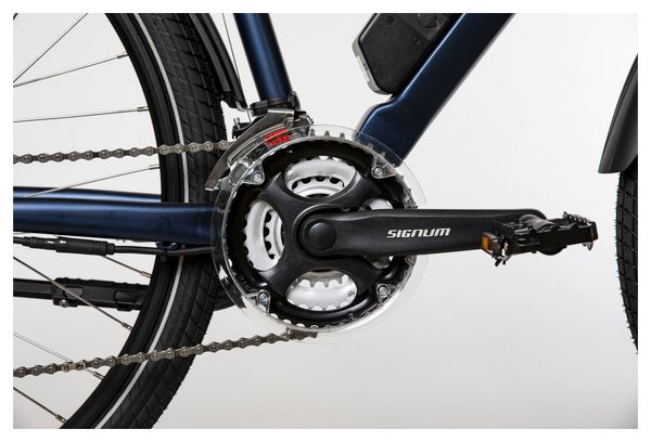 VTC Électrique Bicyklet Joseph Shimano Altus 7V 417 Wh 700 mm Bleu