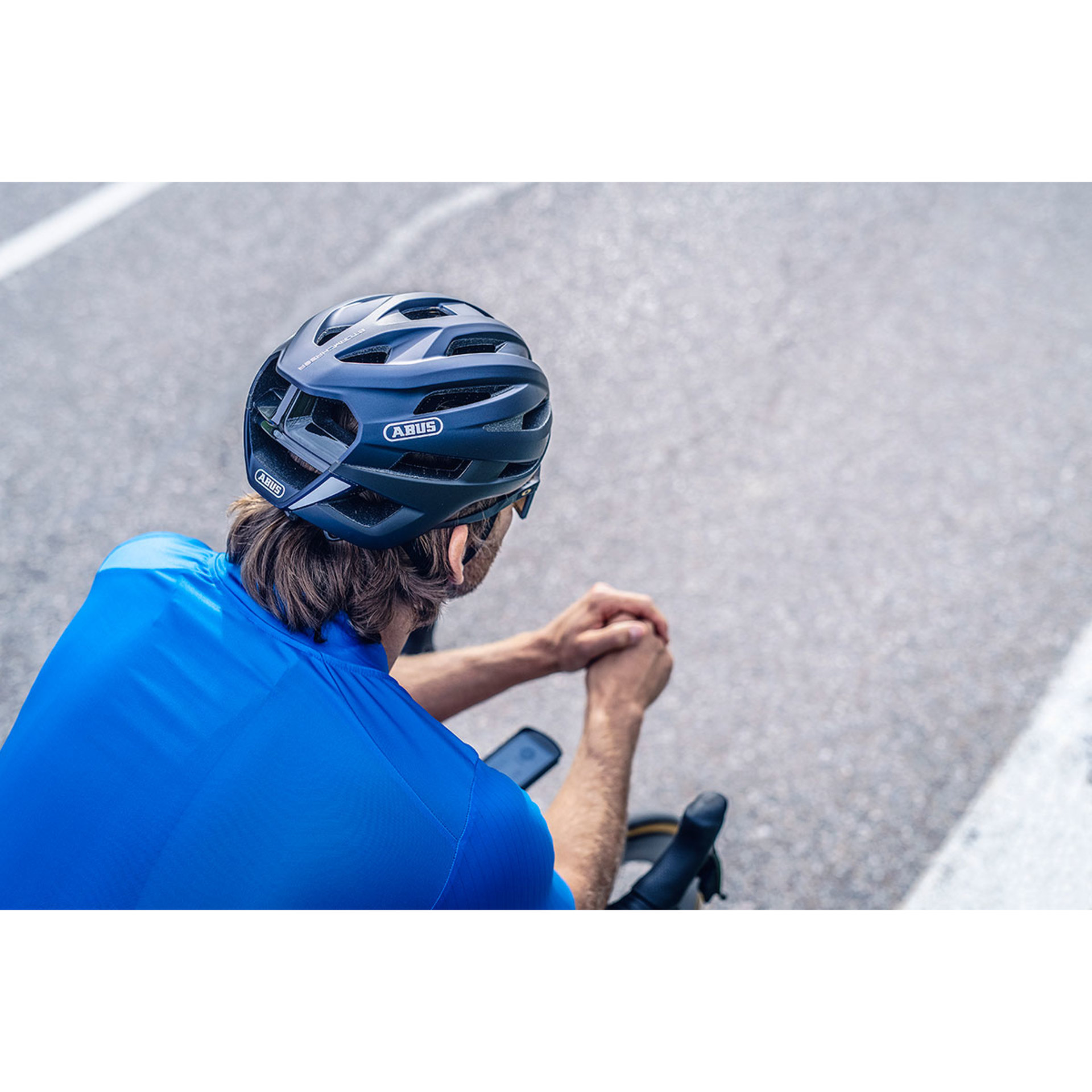 Abus StormChaser Race Fietshelm Donkerblauw