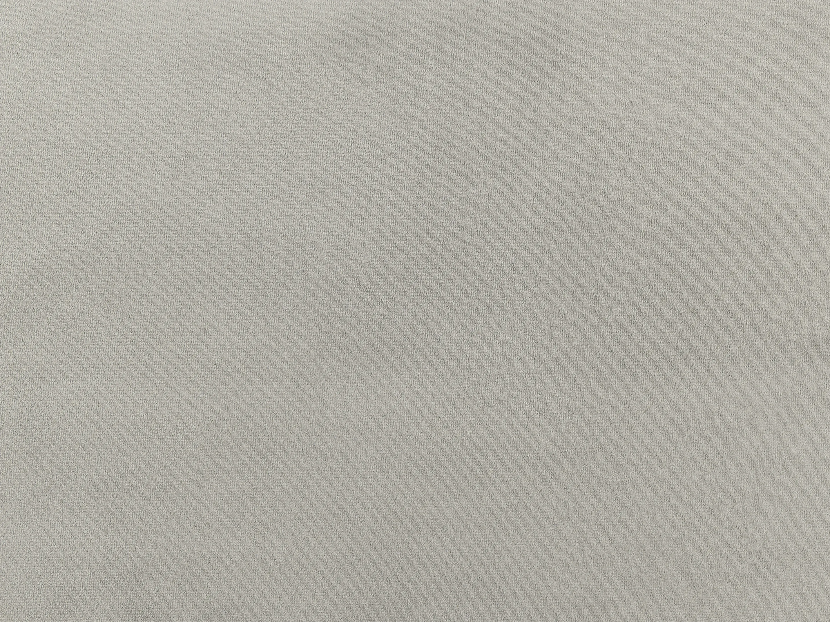Bed Fluweel CHALEIX 180 x 200 cm Lichtgrijs