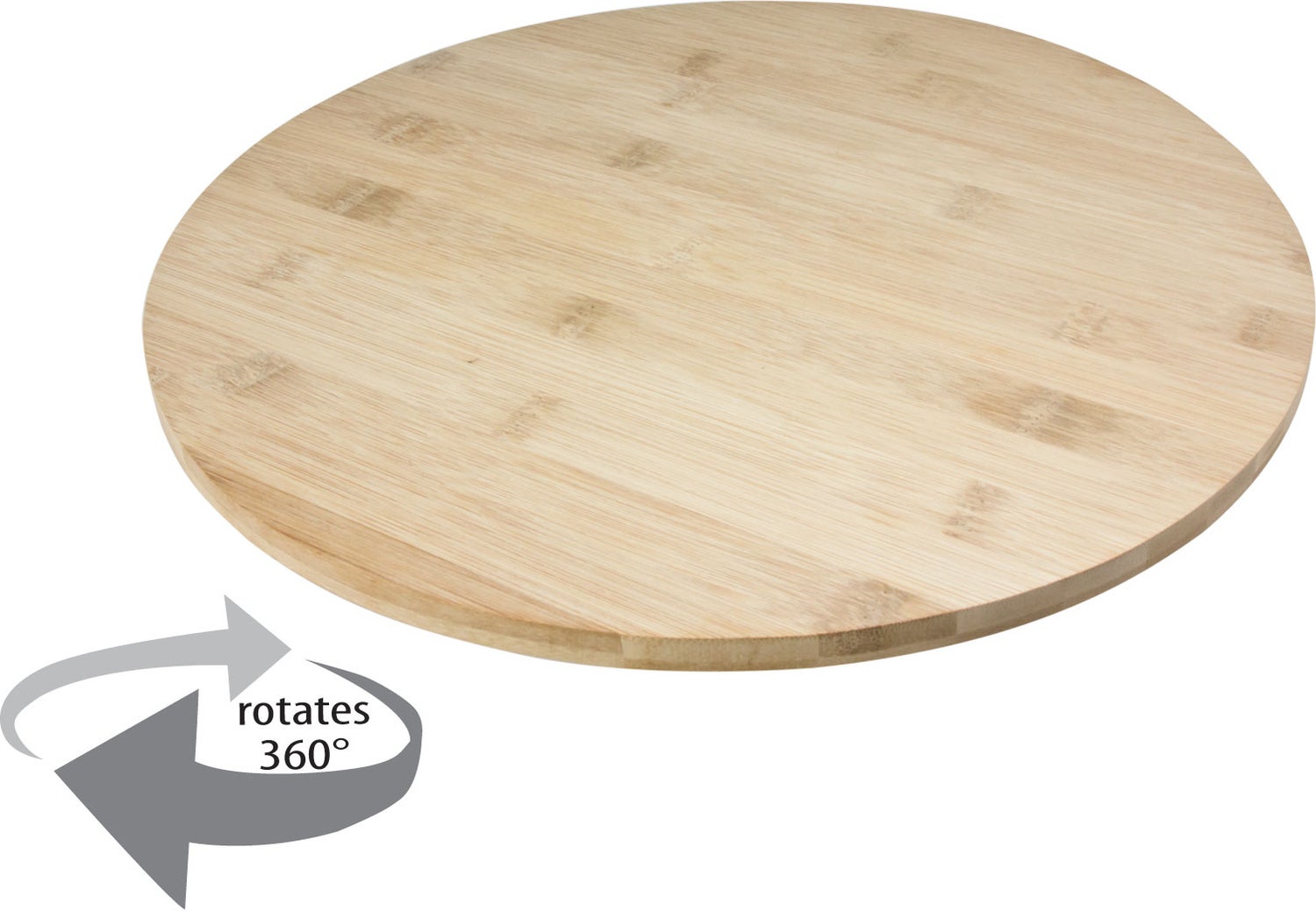draaibare serveerplank naturel D 35 H 4 cm
