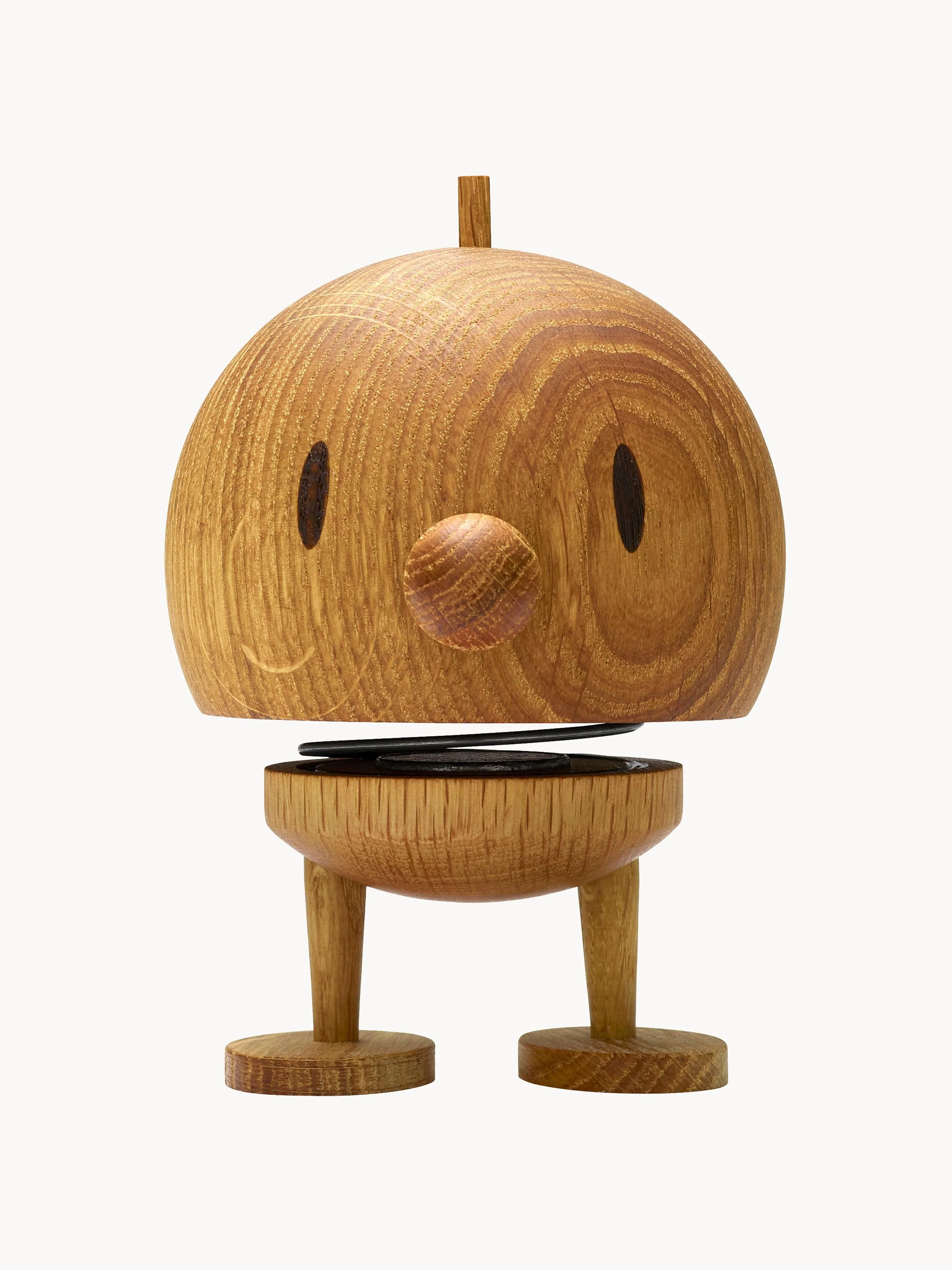 Decoratief object Bumble van eikenhout, H 15 cm