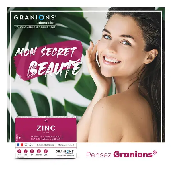 Granions Oligo Zinco 10mg 30 ampolas