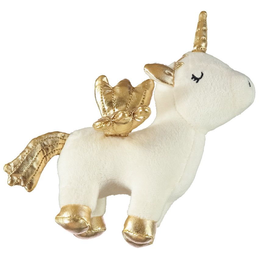 Peluche licorne en velours pour bébé fille - Ecru
