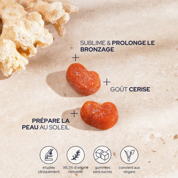 Epycure Gummies Solaires - 1 mois de cure 60 gélules - 1 mois de cure