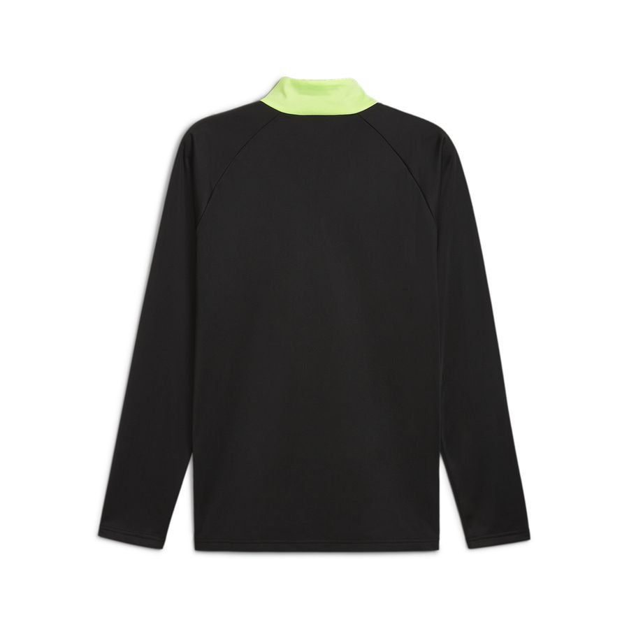 IndividualLIGA 1/4 Zip Top PUMA Black-Fizzy Apple