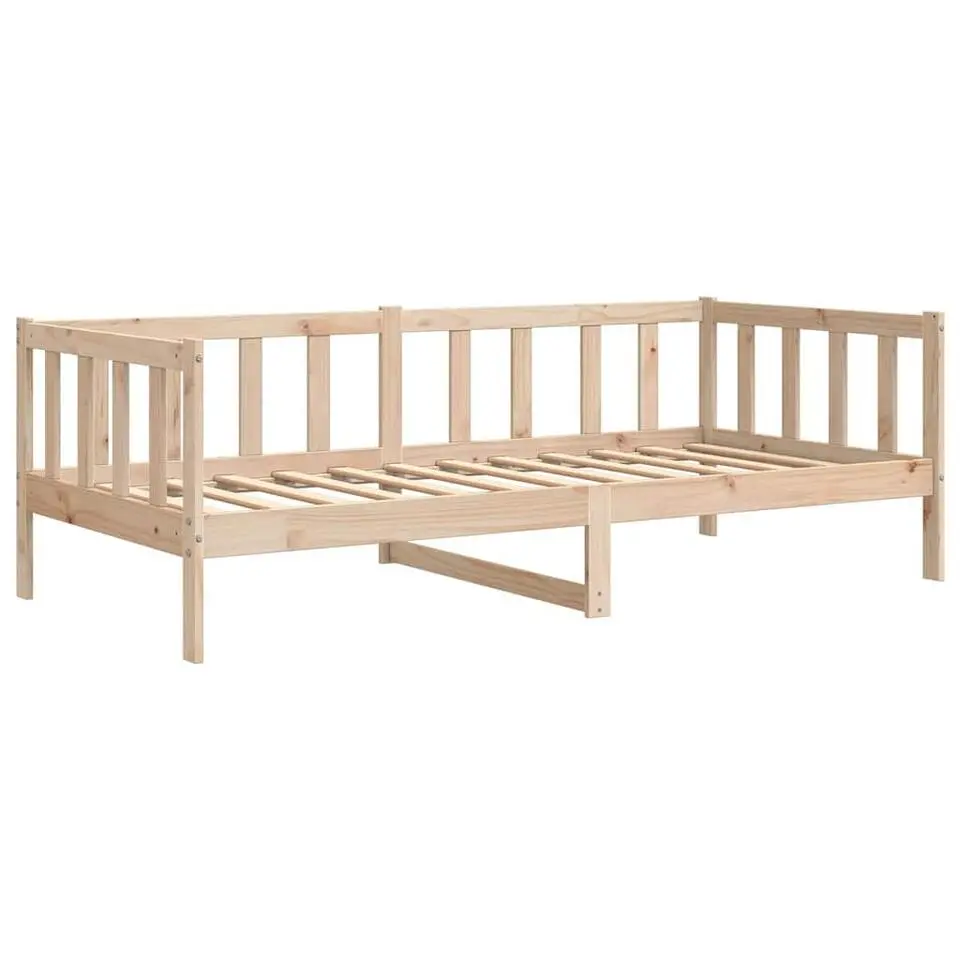 vidaXL - Bedbank - Naturel - Grenenhout - 90x200 cm