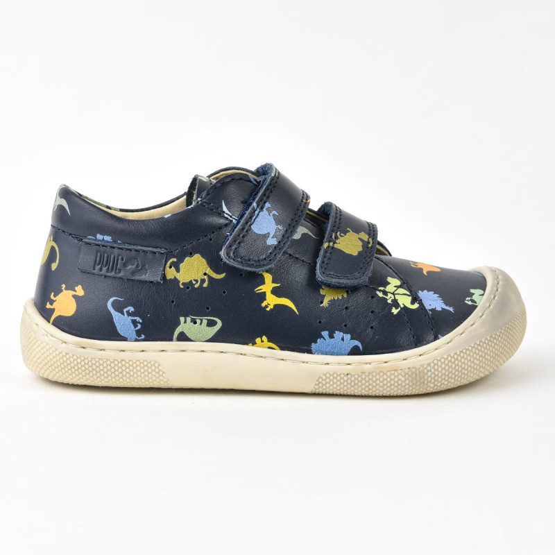 Naturino Naturino Barefoot Bira Velcros Print Dinosaures Navy