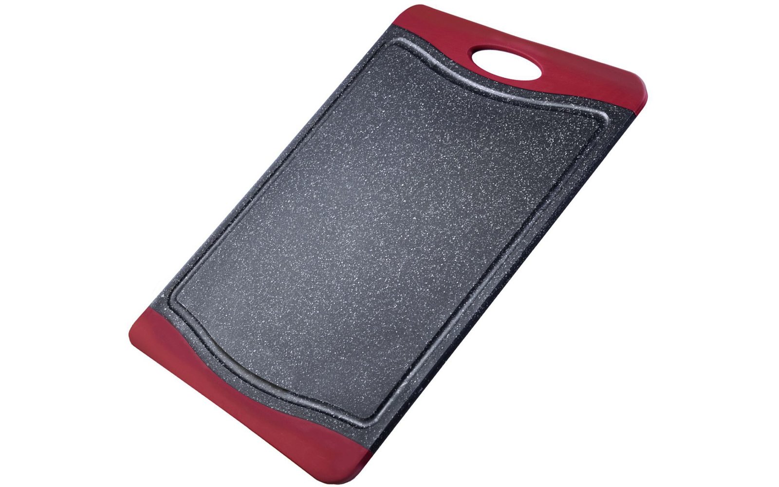 Westmark Schneidbrett 29 x 20 cm schwarz/rot